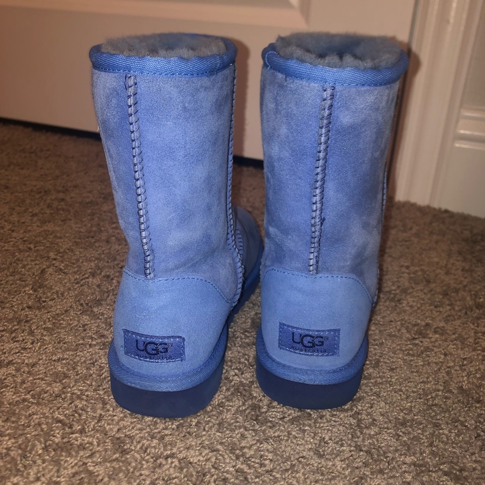 Bright Blue Ugg Boots - practically new !!